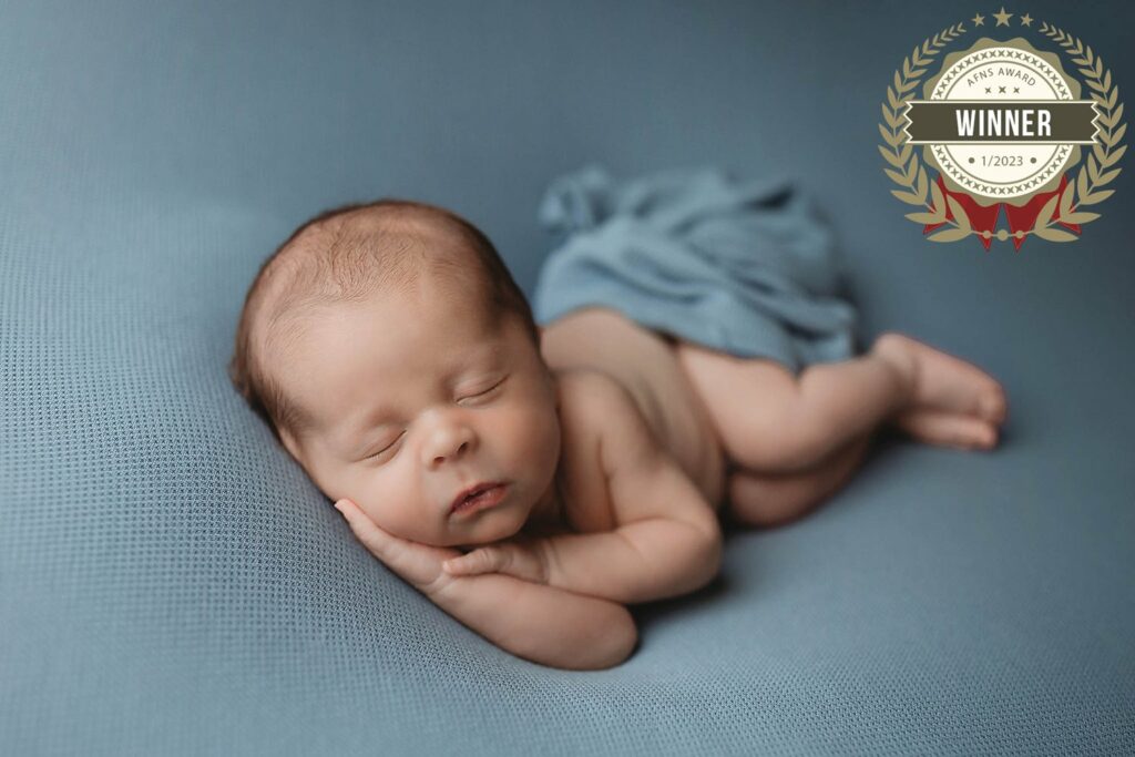 award winning newborn photo from in-home newborn photo session in Cypress Texas. Cypress TX newborn photographer