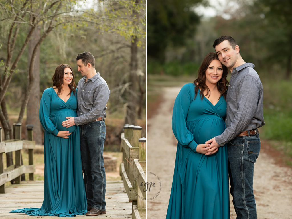 Parents to be in gorgeous setting at outdoor maternity photoshoot