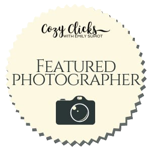 Badge for Featured Photographer on Cozy Clicks